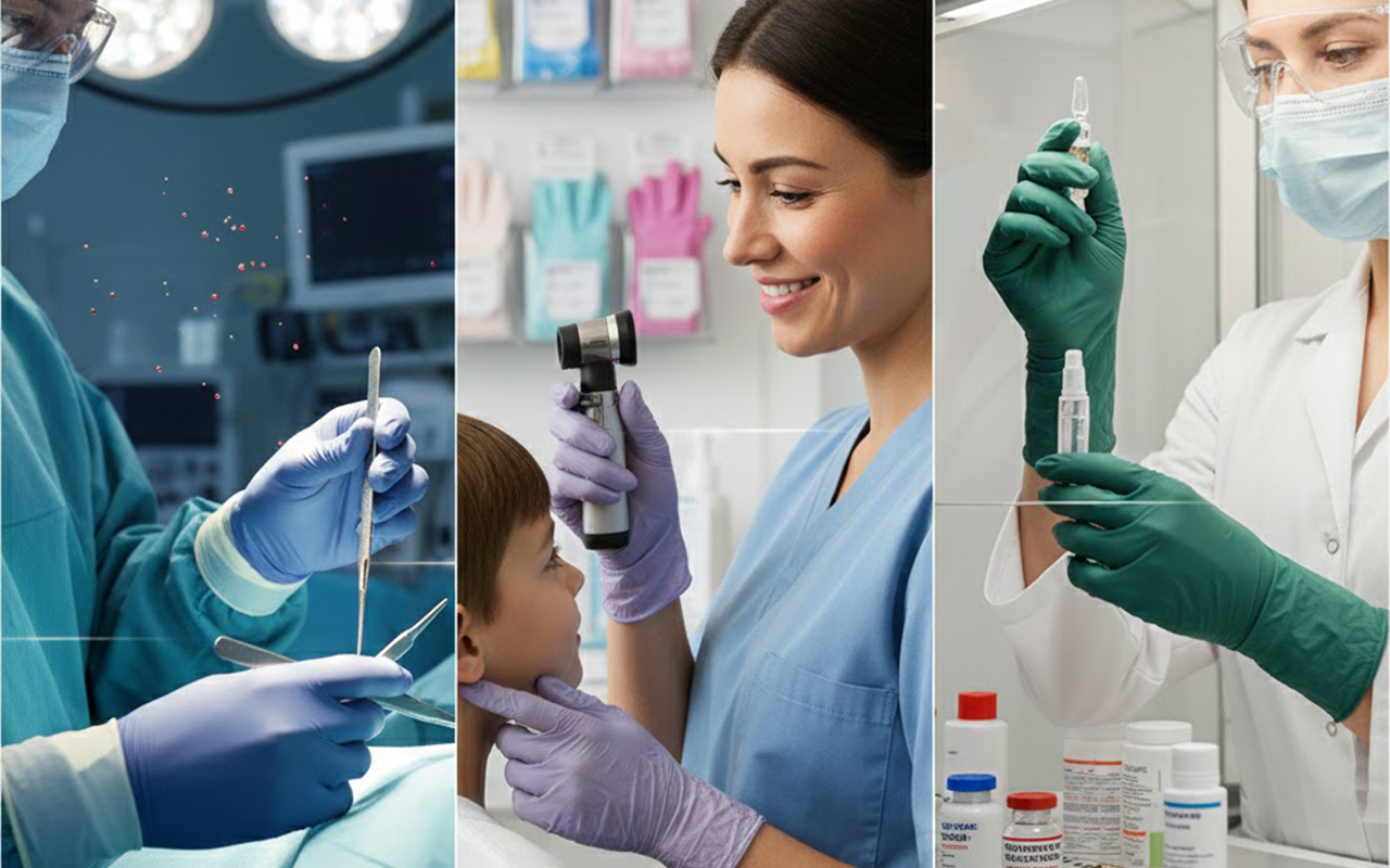 Mănușile de protecție în mediul medical: bariera critica între profesionalism și risc