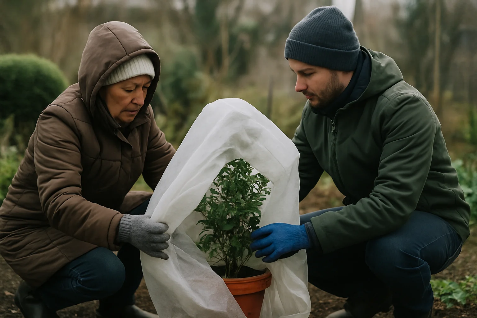 Ce plante au nevoie de protecție iarna