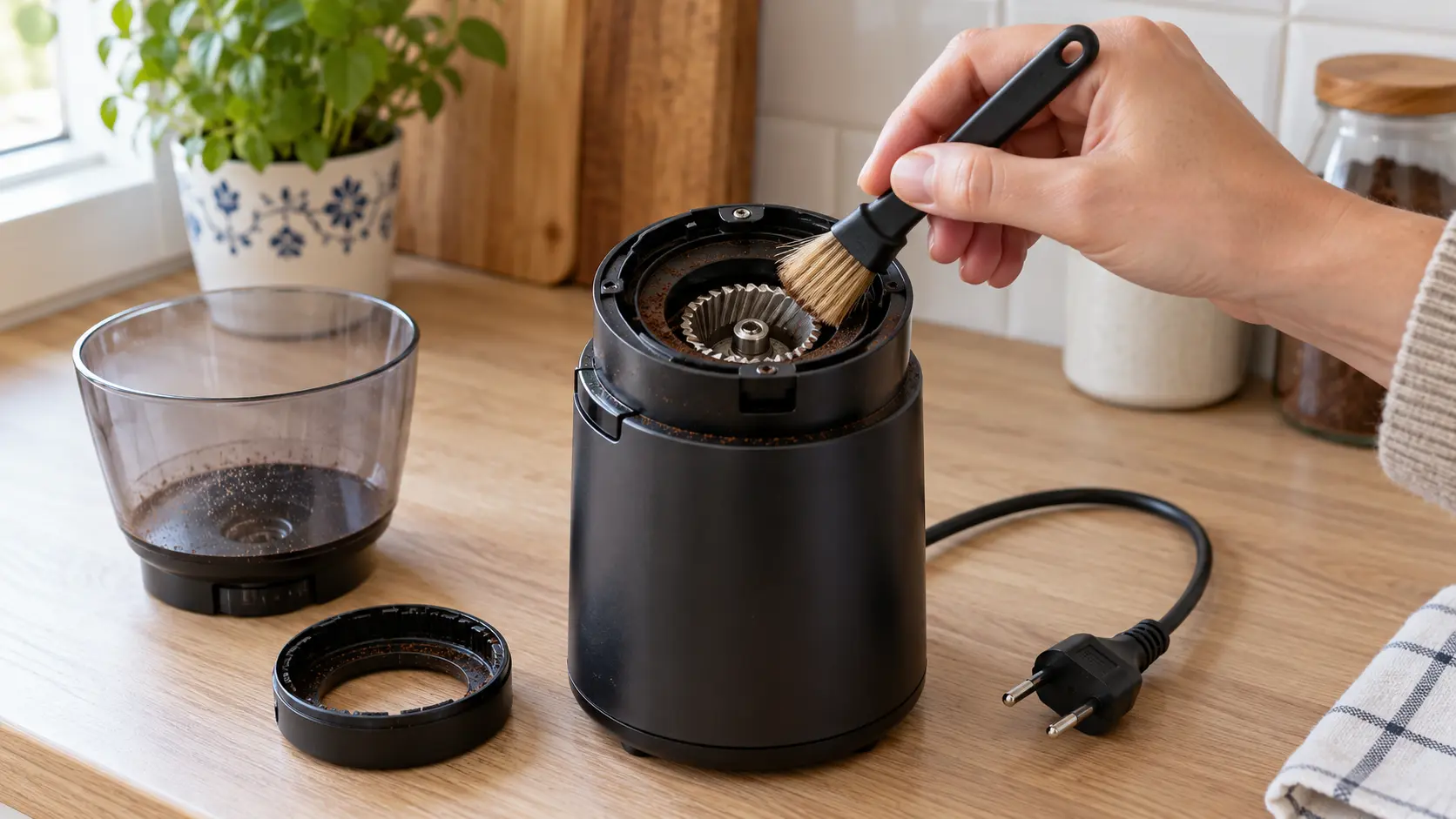 Cum cureți o râșniță electrică de cafea fără să uzi motorul