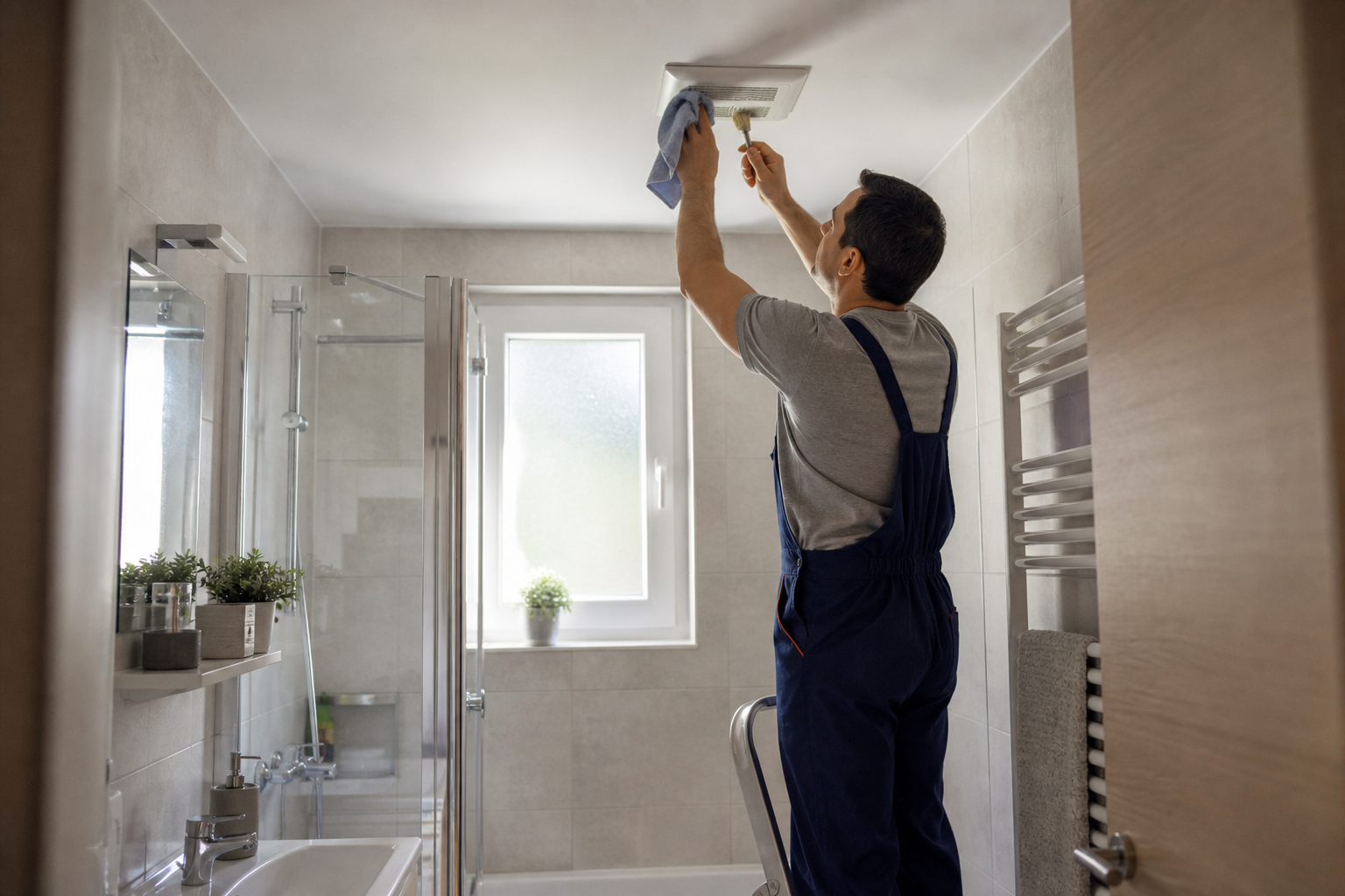 Cum cureți și întreții ventilatorul de baie ca să scapi de miros, condens și mucegai