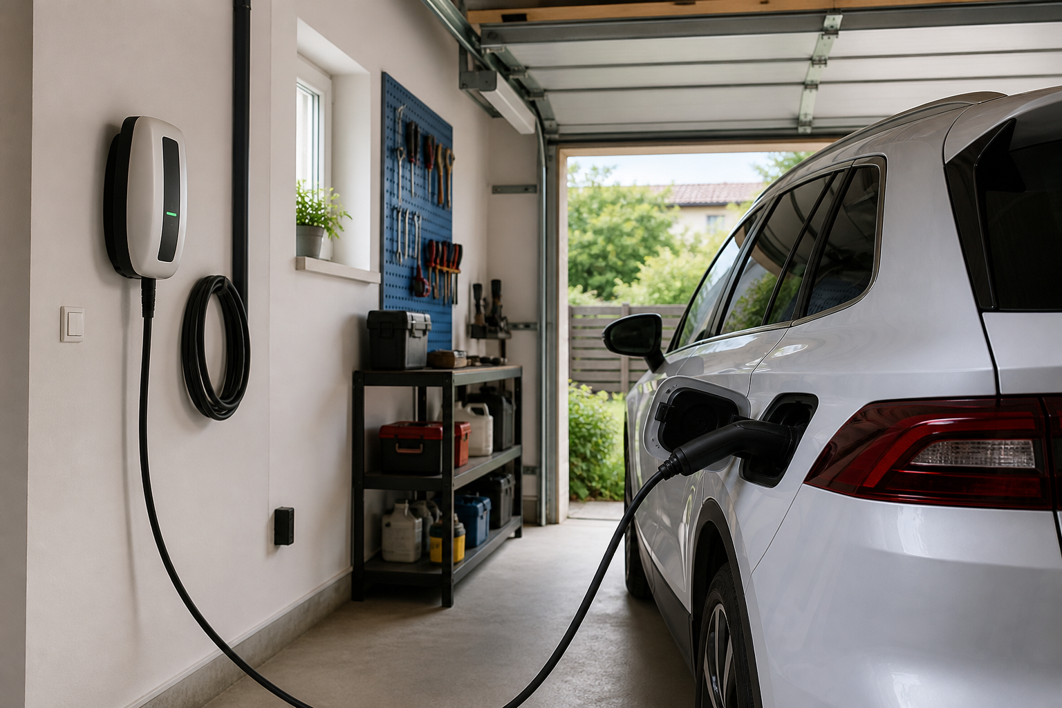 Cum pregătești garajul pentru încărcarea acasă a unei mașini plug-in hybrid