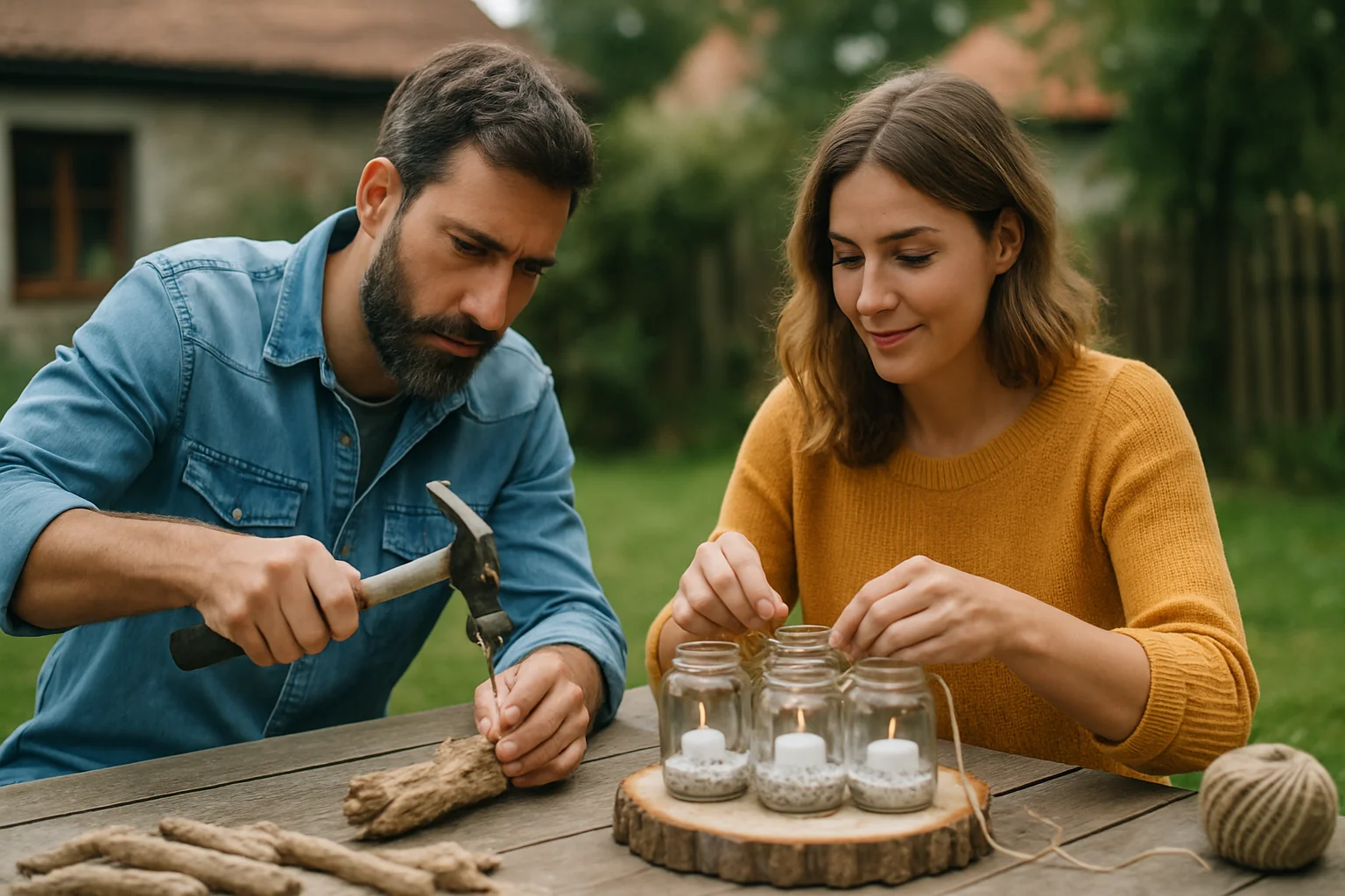 Idei de decor rustic pe care le poți face singur