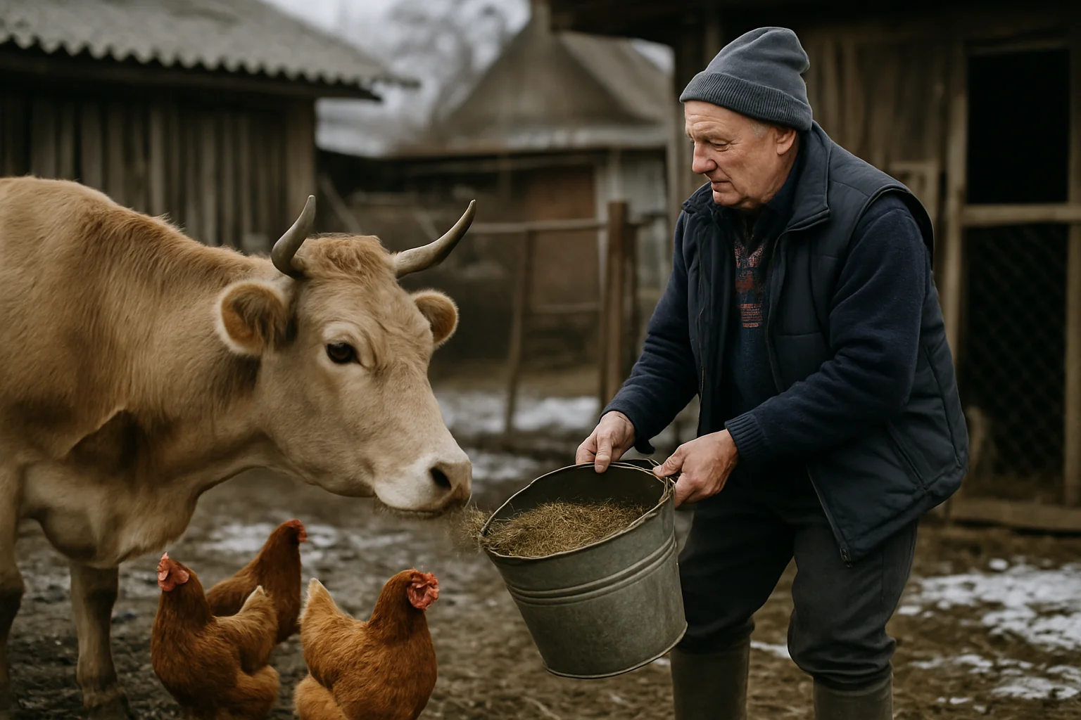 Îngrijirea animalelor din gospodărie în sezonul rece