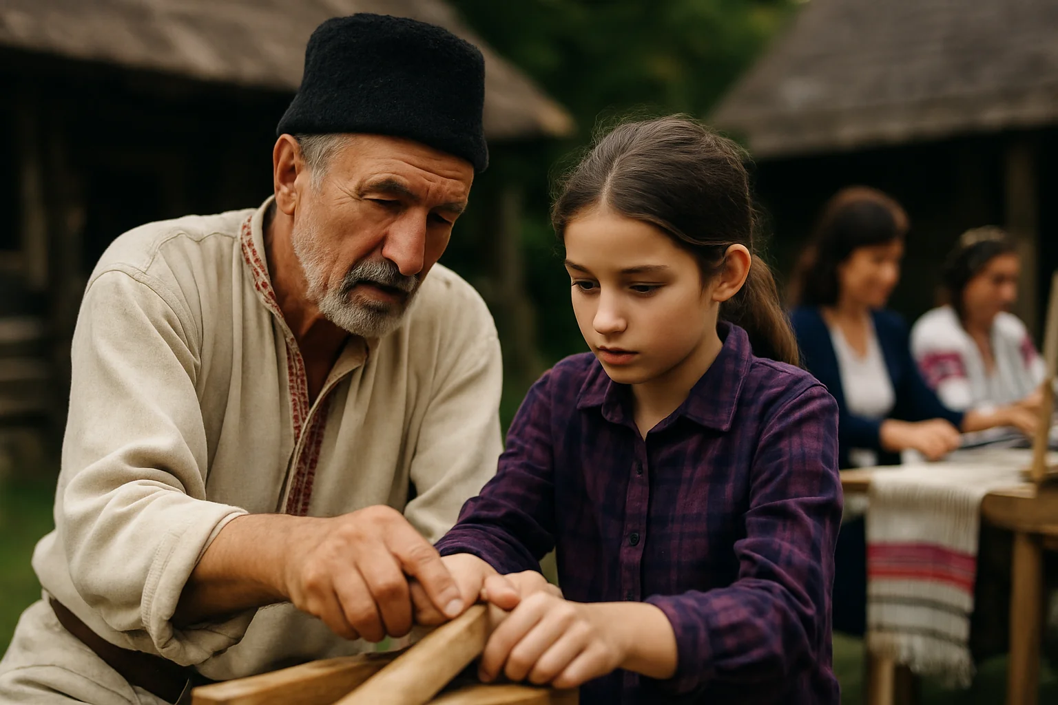 Învățând meșteșugurile populare ale zonei tale