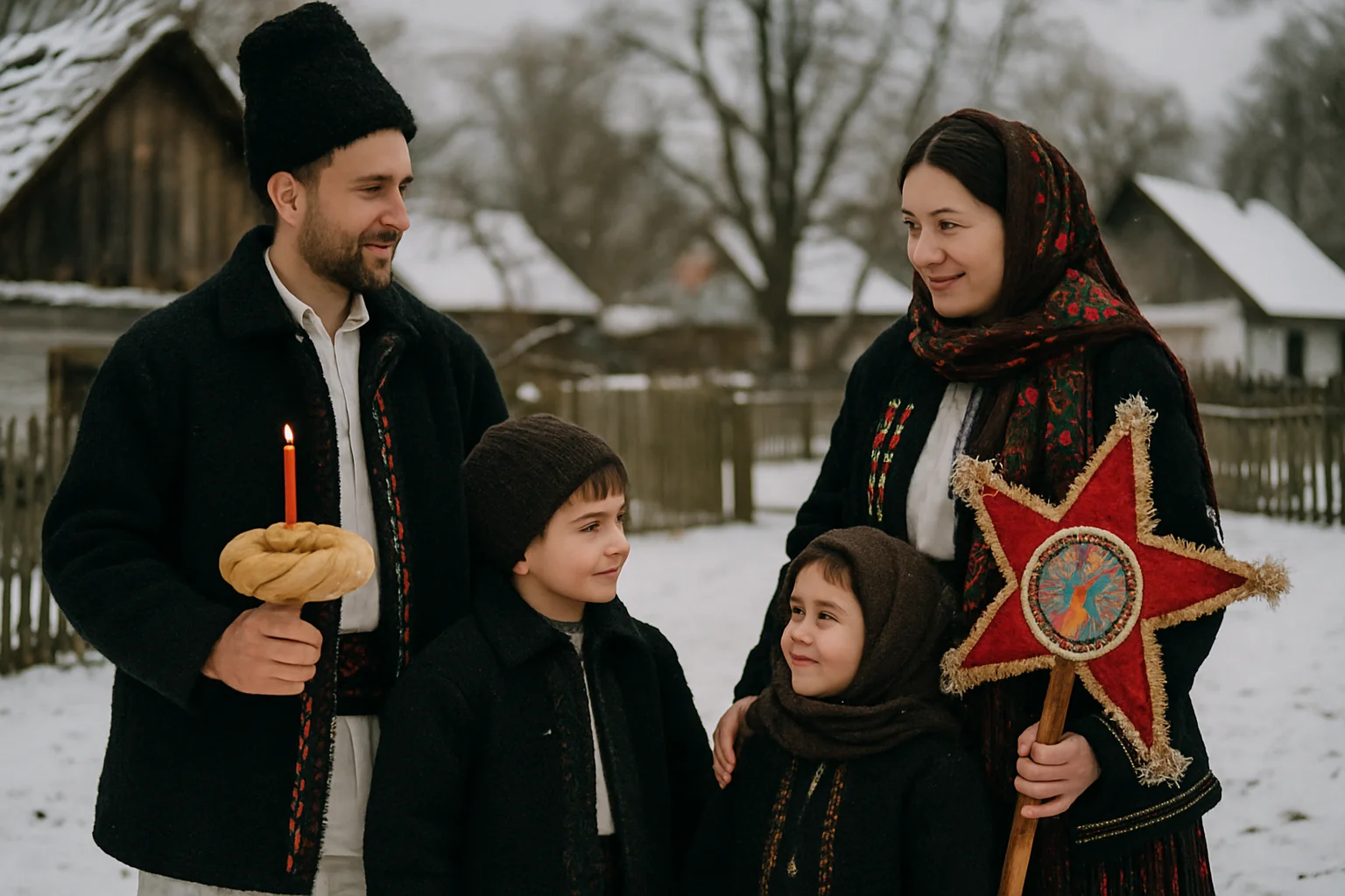 Tradiții românești de iarnă pentru familie și gospodărie