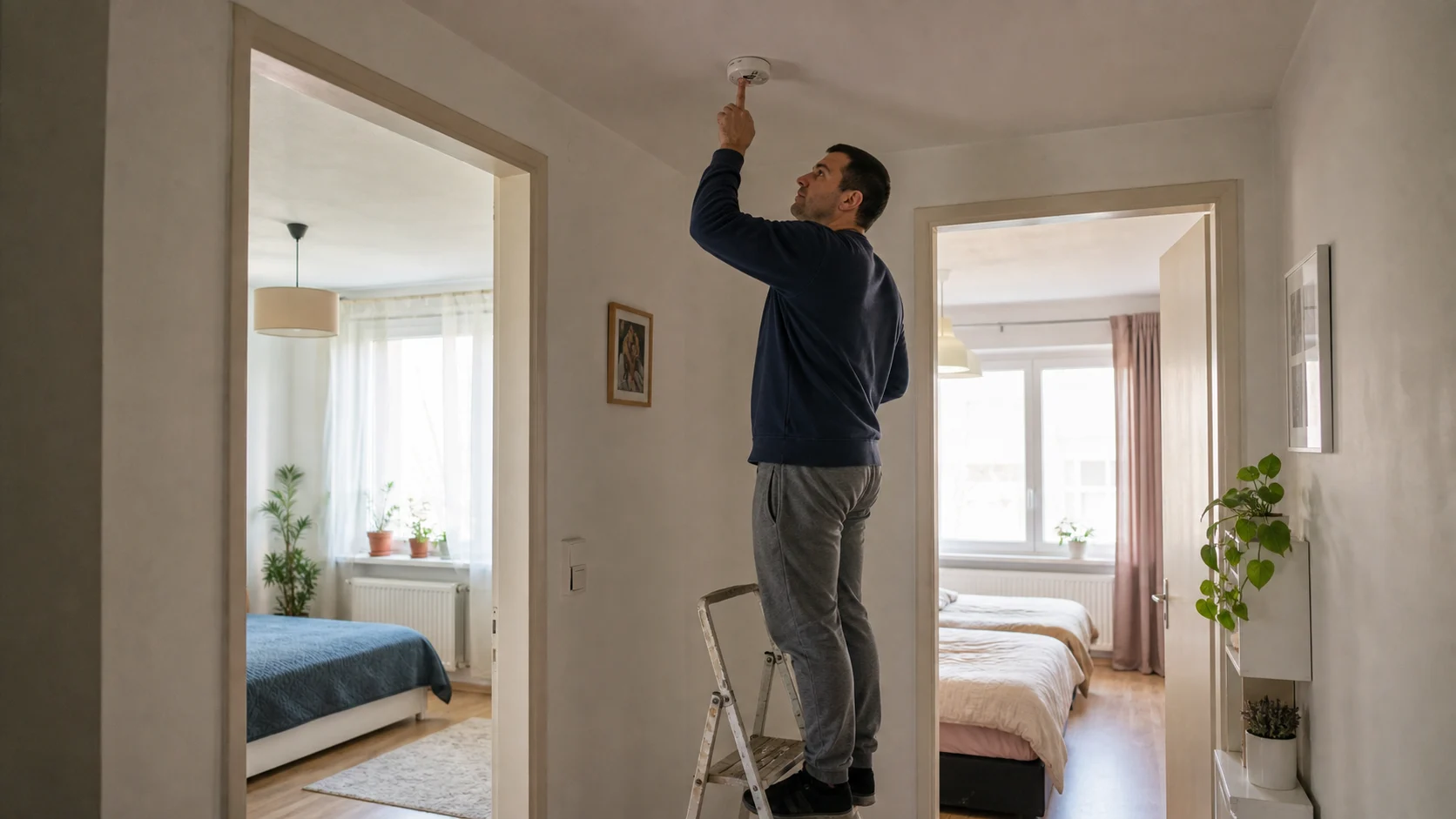 Unde montezi detectorul de fum în casă și cum îl testezi corect